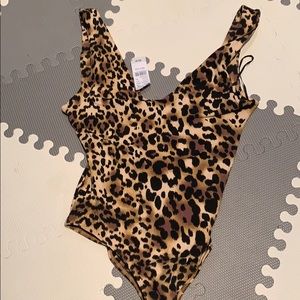 Leopard size M Kendall and Kylie leotard